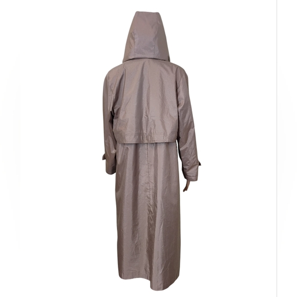 Fleet Street Water Resistant Lined Trench Coat - Size 10P - Picture 8 of 12